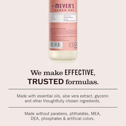MRS. MEYER'S CLEAN DAY Liquid Dish Soap, Rose, 16 fl. oz