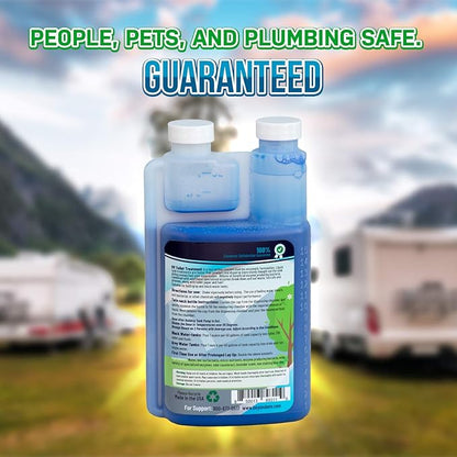 Eco Strong RV Toilet Treatment | RV Black Tank Treatment | RV Holding Tank Digestor, Odor Eliminator, and Cleaner | Perfect for Campers, RVs, Boats, 33 Treatments, Lavender