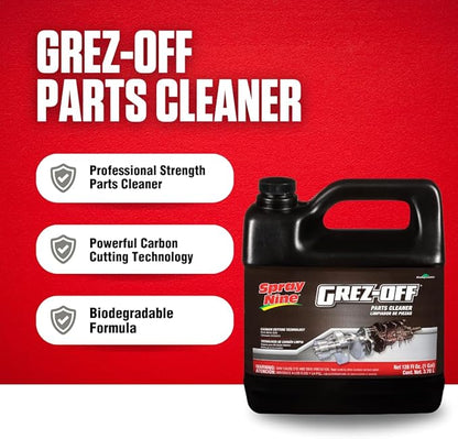 Spray Nine 22701 Grez-Off Heavy Duty Degreaser, 1 Gallon (Packaging may Vary) (Pack of 2)