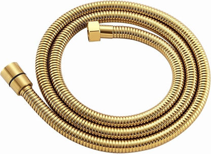 APLusee Titanium Gold Shower Hose, 59-Inch Extra Long Handheld Shower Head Hose Replacement
