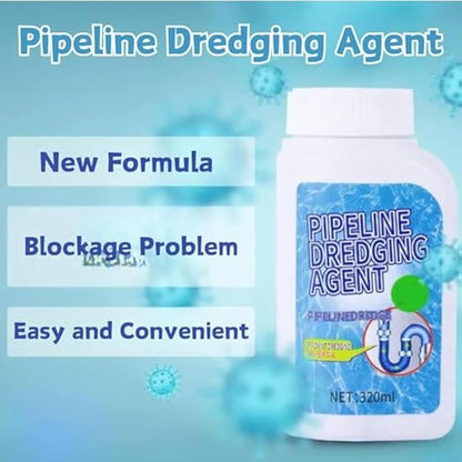 Powerful Pipe Dredging Agent, 350ML Pipeline Dredging Agent, Sink And Drain Cleaner, Kitchen Sink Drain Cleaner for Kitchen, Bathroom (1)