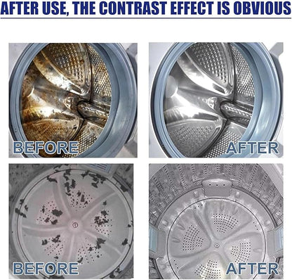 Oxygen Washing Machine Cleaner Tablets,Washing Machine Cleaner,Deep Clean, Remove Buildup & Odors, Suitable For All Types Of Washing Machines (3PC)