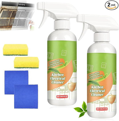 Electrolyzed Ion Kitchen Cleaner Spray, Cleanse Kitchen Appliance Cleaner,Multi-purpose Household and Kitchen Cleaning Spray,Natural Formula to Household Appliances(4FL OZ*2PCS)