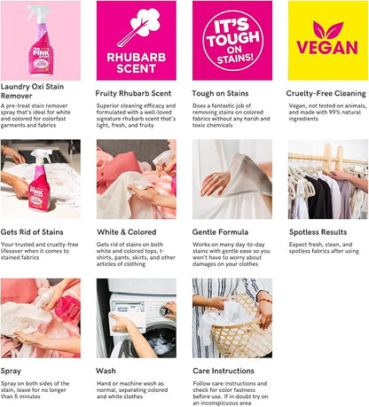 Stardrops - The Pink Stuff - The Miracle Laundry Oxi Stain Remover Spray 500ml