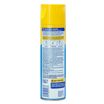 Zep Heavy-Duty Oven and Grill Cleaner - 19 oz (Case of 2) ZUOVGR19 - Dissolves Grease on Contact, on Burners, Grates and Drip Pans