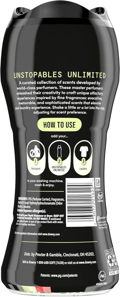 Downy Unstopables Unlimited Collection In-Wash Laundry Scent Booster Beads, No. 09, Fine Fragrance, Long-Lasting Fresh Scent Beads, 10.7 oz