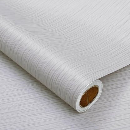 Heroad Peel and Stick Wallpaper Wood Contact Paper Wood Wallpaper Light Grey Wood Grain Contact Paper Thicken Textured for Cabinets and Drawers Countertops Waterproof Self Adhesive Vinyl 17.5" x 78.7"