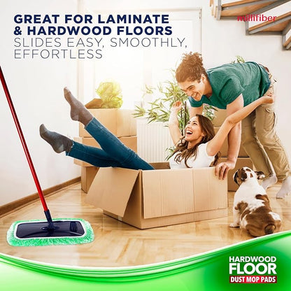 Millifiber Floor Duster Refill 15x8 Inches - Pet Heavy Duty Duster Refill Compatible with All 15x8 Mop Heads, 3-Pack (Mop is Not Included)