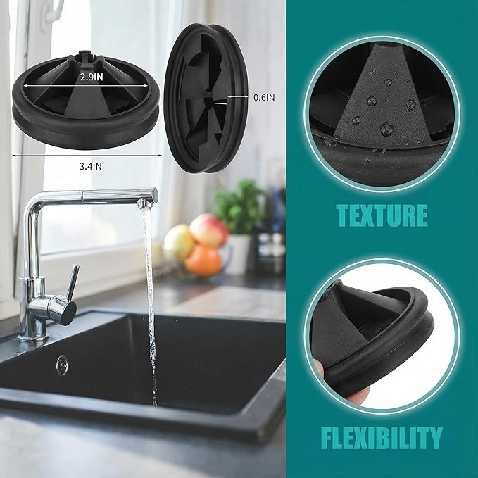 Garbage Disposal Splash Guards,QCB-AM Sink Baffle Drain Cover for InSinkErator Evolution Series,Home Kitchens & Rentals