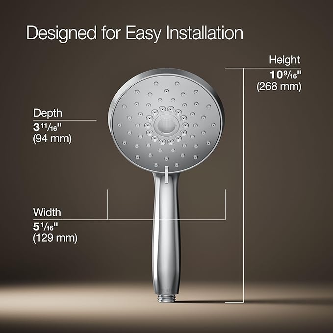 Kohler 22165-CP Forté® Four-function handshower, 2.5 gpm, Polished Chrome