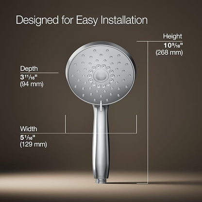Kohler 22165-CP Forté® Four-function handshower, 2.5 gpm, Polished Chrome
