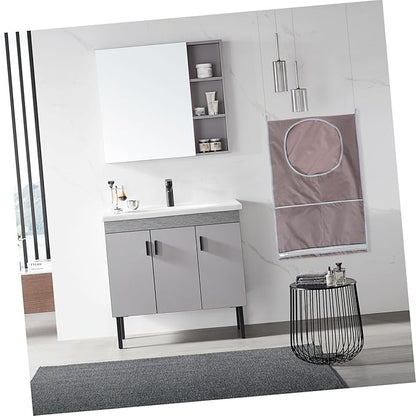 KOMBIUDA Hanging Laundry Hamper Saving Storage for Dirty Clothes Breathable Design over Door Organizer for Bathroom and Dorm Use
