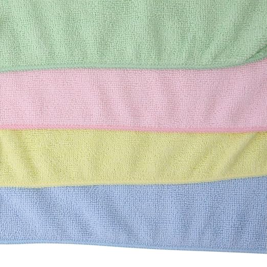 Boardwalk Microfiber Cleaning Cloths, 16 x 16, Yellow, 24/Pack