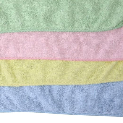 Boardwalk Microfiber Cleaning Cloths, 16 x 16, Yellow, 24/Pack