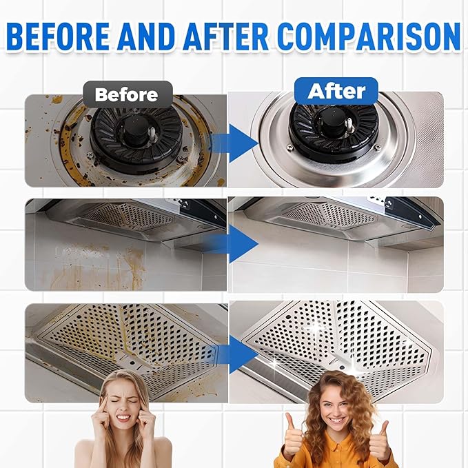 Multifunctional Powerful Spray Kitchen Foam Cleaner, 2026 New 120ml Multi-Purpose Cleaning Spray, Easy-To-Use Grease Remover For Kitchen, Fast-Acting Tile Cleaner for Home (3)