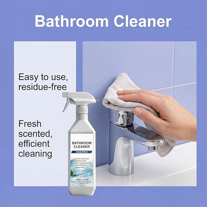 Scale Remover Bathroom Cleaner, Bathroom Cleaner Foam Spray for Shower, Glass, Stainless Steel, Tiles, Glass and Toilet, 3.38OZ (1Pcs)
