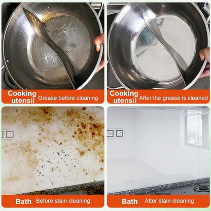 Kitchen Heavy Oil Cleaner Stain, Heavy Oil Stain Cleaner Kitchen, 300ml Multi-Purpose Cleaner - Clean Up Kitchen Oil Stains Spray, Heavy Oil Cleaner Stain for Household, Oven, Stove, Range Hood