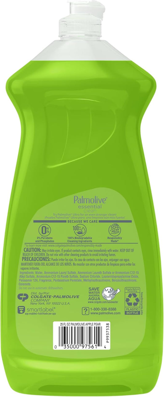 Palmolive Ultra Dishwashing Liquid Dish Soap, Apple Pear, 25 Fl Oz (Pack of 1)