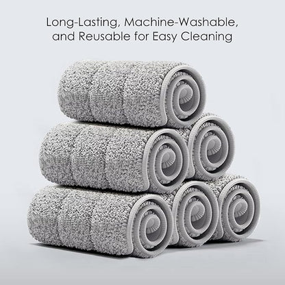 6-Pack - FEPPO Universal Steam Mop Replacement Microfiber Pads - Compatible with FEPPO Steam Mop & Most steam mops - Washable, Durable Pads for Floors, Hardwood, Tile