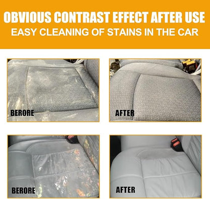 All Purpose Rinse Cleaning Spray, Multi-purpose Foam Cleaner, Car Interior Cleaners, For Leather Car House and Kitchen (2PC)
