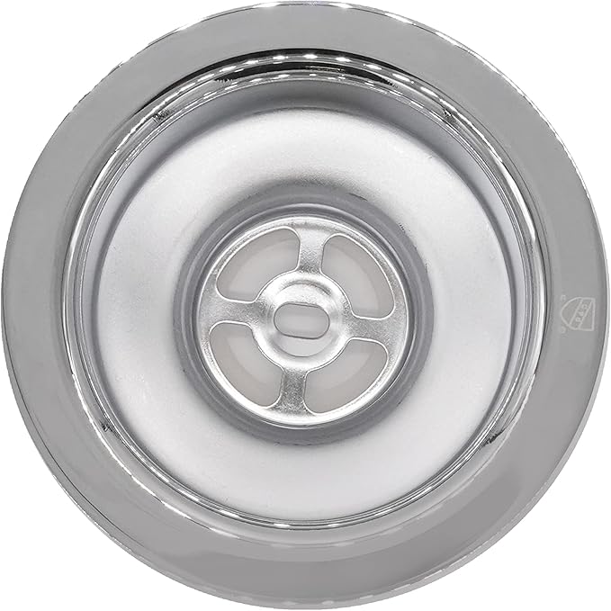 Westbrass A214-26 3-1/2" Post Style Large Kitchen Sink Basket Strainer, Polished Chrome