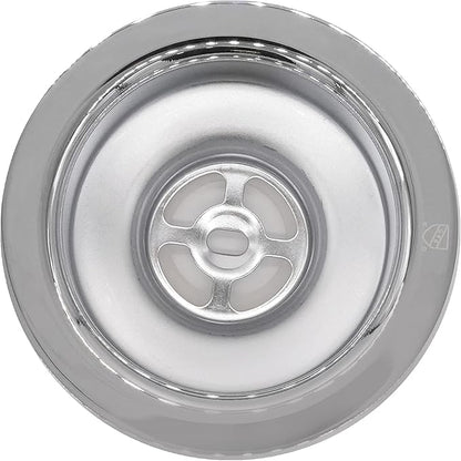 Westbrass A214-26 3-1/2" Post Style Large Kitchen Sink Basket Strainer, Polished Chrome