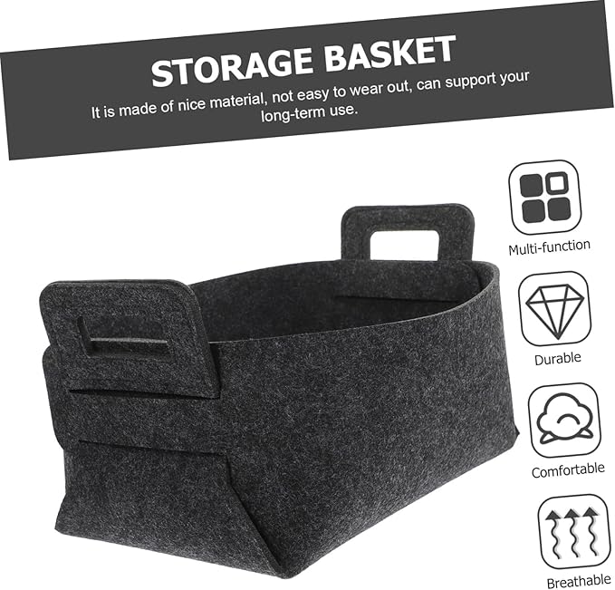 VICASKY Foldable Laundry Basket for Bathroom and Nursery Capacity Clothes Hamper and Organizer Portable Storage Bin with Strong Load Bearing for Home Bedroom Dorm and Grey
