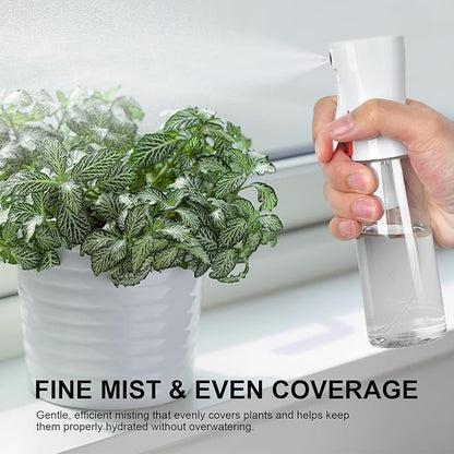 Continuous Spray Bottle for Hair – Fine Mist Water Mister, Empty Spray Bottles – Recycled Hair Misting Sprayer for Styling, Cleaning, Plants, Barbers, Salons & More – 2pk 6.1 OZ