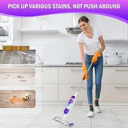 30 Pack Disposable Moping Pads Refills for Power Mop™ Multi-Surface Mop and for PowerMop™ Wood Mop, Replacement Mop Pads for Floor Cleaning