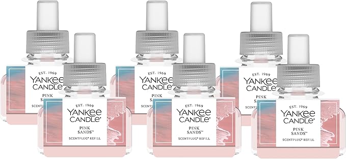 Yankee Candle Pink Sand ScentPlug Refills (Pack of 6)