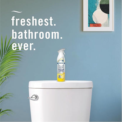 Febreze Air Mist Air Freshener Spray, Odor-Fighting Room Spray, Air Fresheners for Home and Bathroom and Kitchen, Aerosol Can, Kitchen Odor Fighter Scent, 8.8oz (Pack of 3)