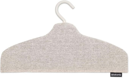Brabantia - Steam Clothes Hanger - Solid Surface for High-Pressure Steaming on Collars and Shoulders - Quick & Easy Results - Double-Sided Use - Versatile 360° Rotating Hook - Gray