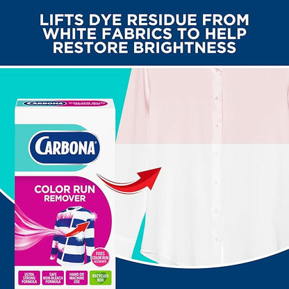 Carbona® Color Run Remover | Powerful Color Bleed Eliminator | Fixes Color Run Accidents | 2.6 Oz, 1 Pack