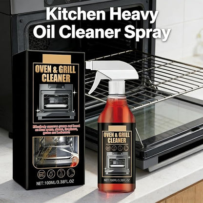 MYSQIHO Kitchen Heavy Oil Cleaner Spray, 100Ml All Purpose Kitchens Heavy Oil Cleaning Agent, Clean Spray Cleaner for Ovens, Countertops, Stovetop (2pcs)