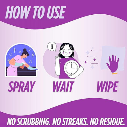 Oh Yuk All Purpose Cleaner – All-in-One Combo Pack with Multi-Purpose Surface Spray and 4X Long-Lasting Concentrate Refill for Kitchen, Bathroom, Cabinets, Counters, Tile & More