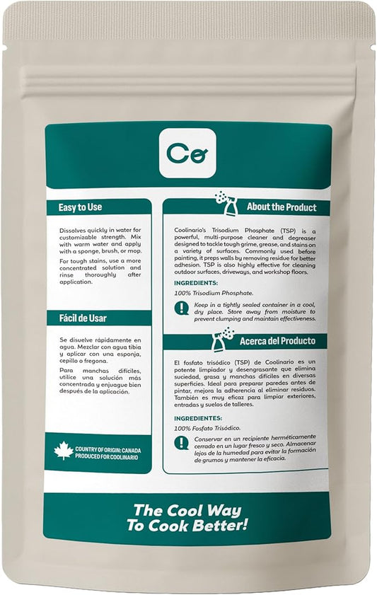 Trisodium Phosphate - TSP Cleaner (4 Oz) Heavy-Duty Cleaner & Degreaser for Walls, Floors & Outdoor Surfaces | Removes Grease, Dirt & Stains | Ideal for Home & Industrial Use