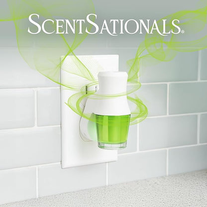 ScentSationals Lemon Lime Fizz Fragrance Oil Plug In Air Freshener Refills 3-Pack - Works with Scentsationals Wall Plugs, Long-Lasting Home Fragrance, 0.8 fl oz Each, Packaging May Vary