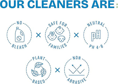 Simpleaf Clean Kitchen Degreaser Cleaner | Refill System Cleaners| Bleach‑Free| Ammonia‑Free|Grease, Oils & Food Soil Remover | Citrus Zest 24oz