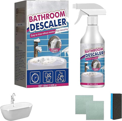 Bathroom Descaler Foam Cleaner Spray, Stubborn Stains Cleaner, All-Purpose Bathroom Descaler Foam Spray, For Bathtub, Toilet, Glass, Faucet (1 Pcs)