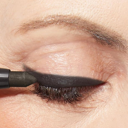LAURA GELLER NEW YORK Kajal Longwear Kohl Eyeliner Pencil - Soft Black Kohl - Caffeine and Vitamin E - Smooth & Blendable Liner - Built-In Sharpener