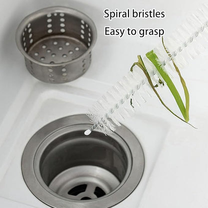 2PCS Multiuse Drain Cleaner for Kitchen Bathroom Sink Drain Unclogging Efficient Removal of Hair Greases Food Debris