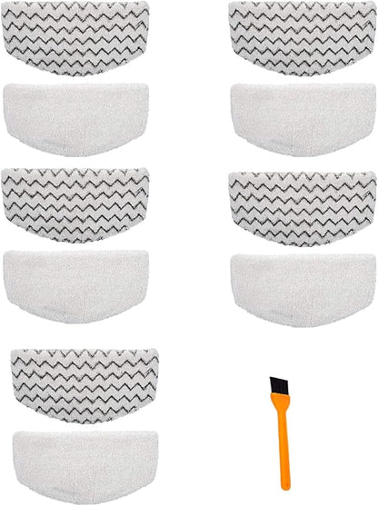 Hongfa 10 Packs Washable Steam Mop Pads Replacement for Bissell PowerFresh 1940 1806 1544 2075 Series Steam Cleaner