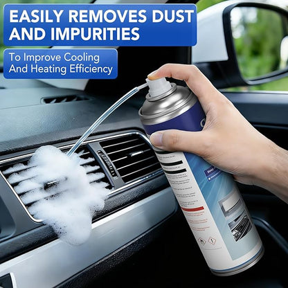 Air Conditioner Cleaner, Professional Cleaner Foam Spray, Foaming Coil Cleaners for AC Unit, Heating, Refrigerator, Multifunctional Cleaner Spray Bottle Breaks Down Dirt, Dust and Grease 2 Pack