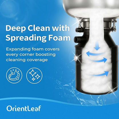 Garbage Disposal Cleaner and Deodorizer Tablets 20g 1 Year Supply Sink Cleaner, Prevents Odors, Natural Kitchen Drain Cleaning Care 12 Pack