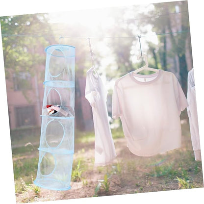 1Pc Clothes Drying Basket Ventilated Organizer for Laundry Indoor Storage Compact Design Quality Material Space Saving