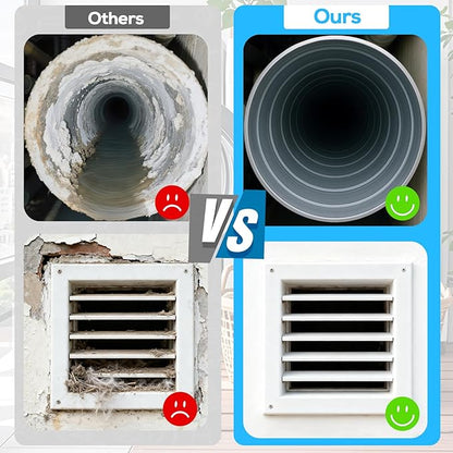 XANGNIER Dryer Vent Cleaner Brush,Flexible Clothes Dryer Lint Brush,Dryer Lint Trap Cleaning Tool,Laundry Room Essentials Lint Remover Accessories,Refrigerator Coil Brush,Household Cleaning Supplies