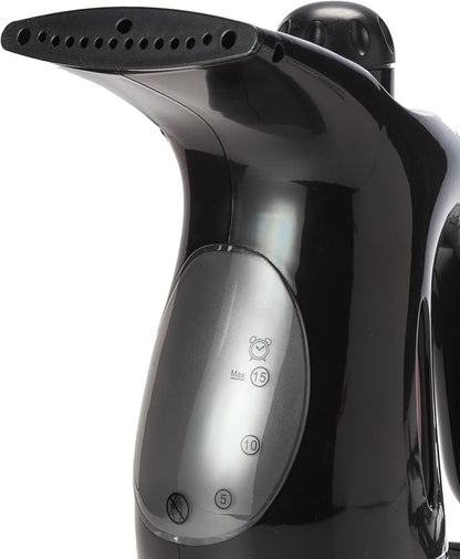 Dominion SteamMax™ Portable Handheld Garment Steamer - Ideal for Home or Travel, Fast Heating, Removes Wrinkles on Clothes and Fabric, ETL Certified (Black)