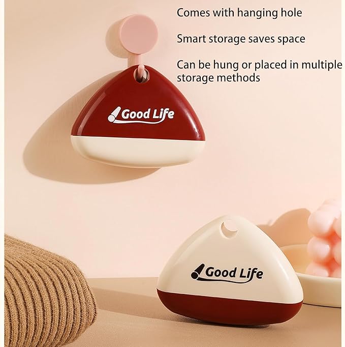 Good Life Lint Roller, Portable Washable Lint Roller, Washable Reusable Lints Rollers for Pet Hair Extra Sticky, Lints Remover for Clothes, Travel, Fur, Hair, Dust, Thread, Grime & Pet Hair (2pcs)