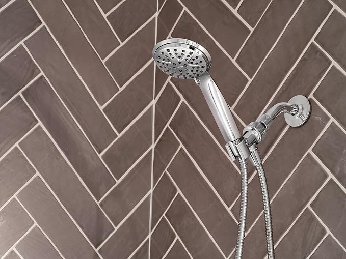 Moen Attune Chrome Handheld Showerhead, Six Function Removable Hand Shower with 60-Inch Hose, 218H0 (Pack of 2)