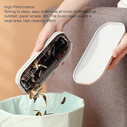 Portable Table Crumb Sweeper, Reusable Debris Brush, Carpet and Tablecloth Cleaning Tool - Pack of 2